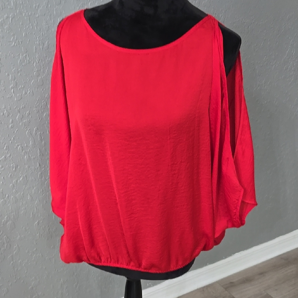 Elegant Red Women's Top